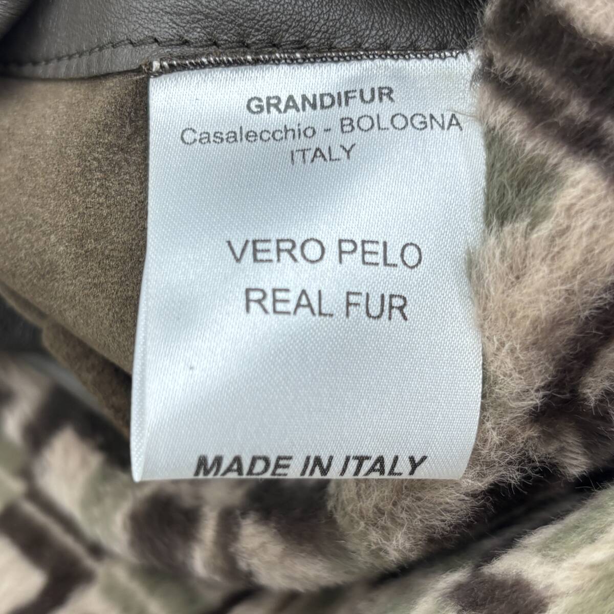  GRANDI グランディ レザー コート ラビット レディース ファッション_画像8