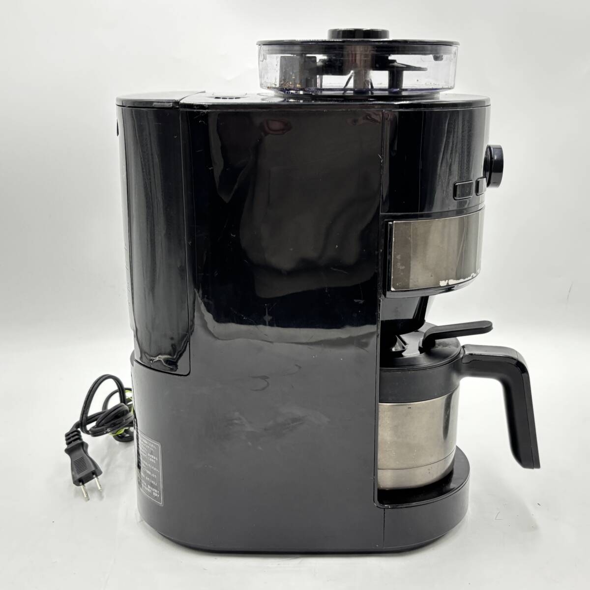  SIROCA シロカ コーン式 全自動 コーヒー メーカー ステンレスサーバー SC-C121_画像5