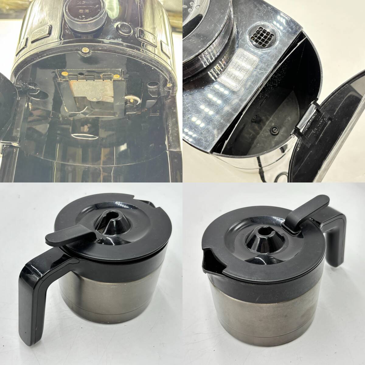  SIROCA シロカ コーン式 全自動 コーヒー メーカー ステンレスサーバー SC-C121_画像9