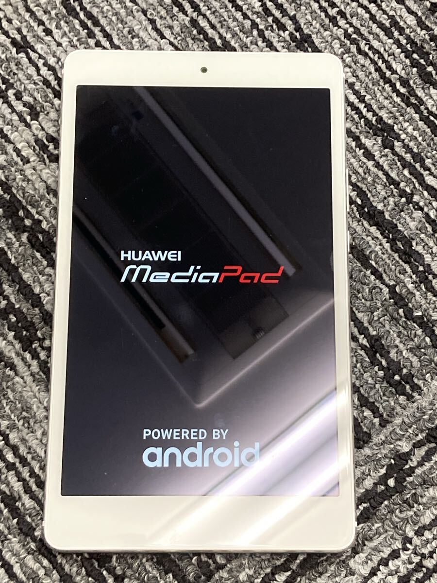 HUAWEI MediaPad ホワイト Huawei SIMフリー M3 Lite s 720HW ワイモバイル ソフトバンク タブレット 充電器付属 箱付き 1113K① 小来佐_画像7