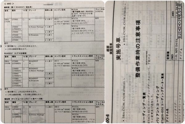 ★★★デリカ D:5　CV2W/CV5W　サービスマニュアル　整備解説書/追補版　11.12★★★_画像4
