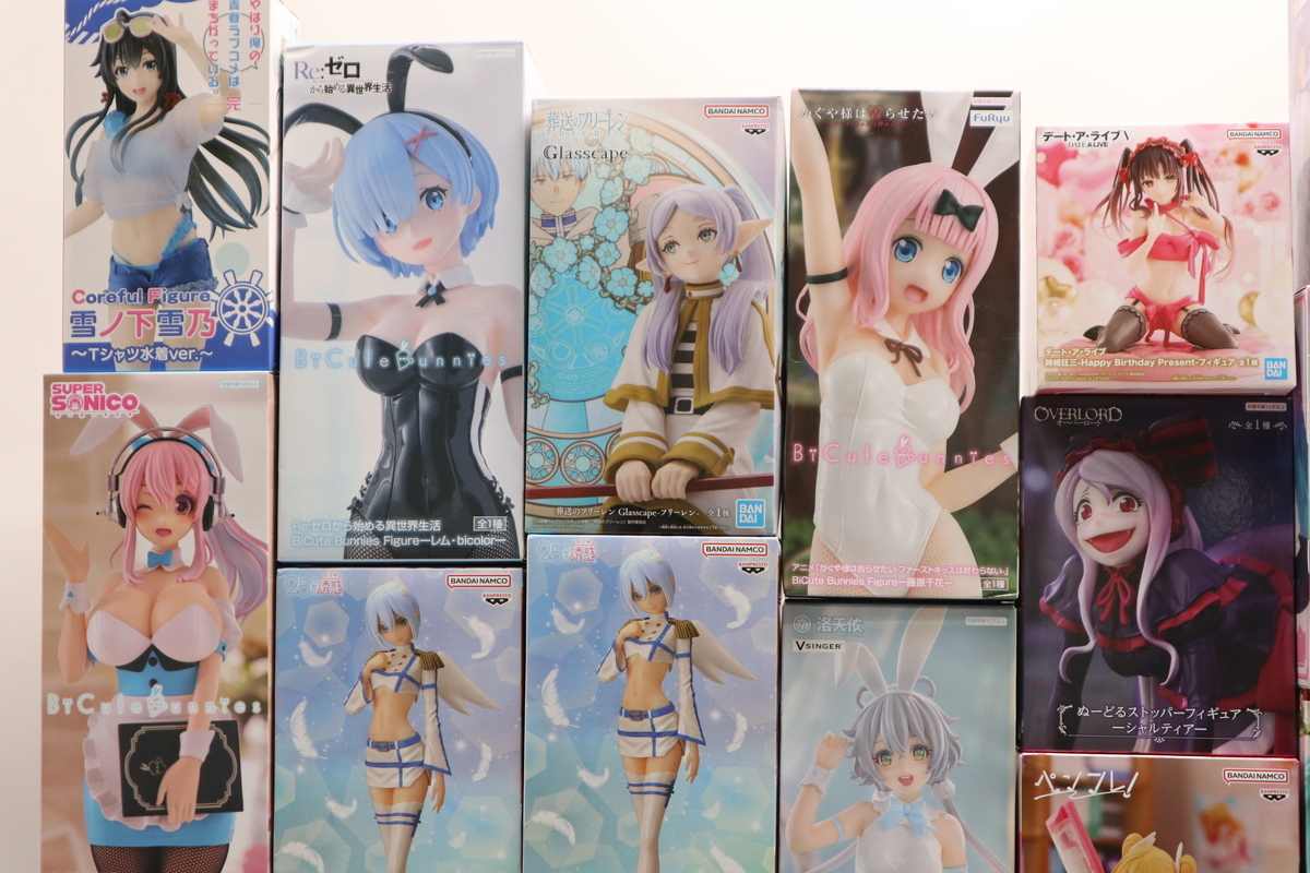 054-m234 【未開封】 ソードアートオンライン 初音ミク リゼロ 葬送のフリーレン このすば 他プライズフィギュアまとめ30個セット_画像2