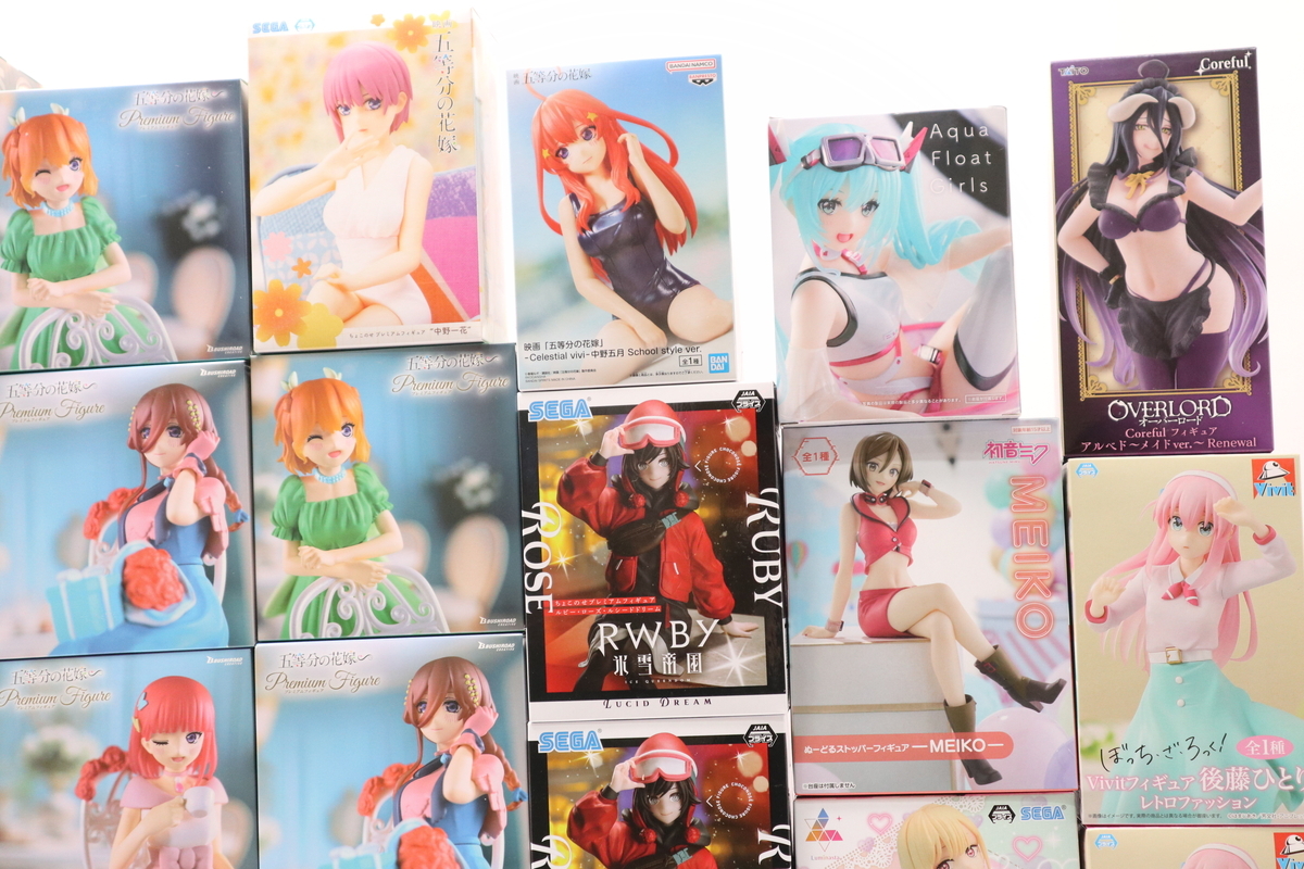 054-m235 【未開封】 かぐや様は告らせたい 2.5次元の誘惑 五等分の花嫁 初音ミク オーバーロード 他プライズフィギュアまとめ35個セット_画像3