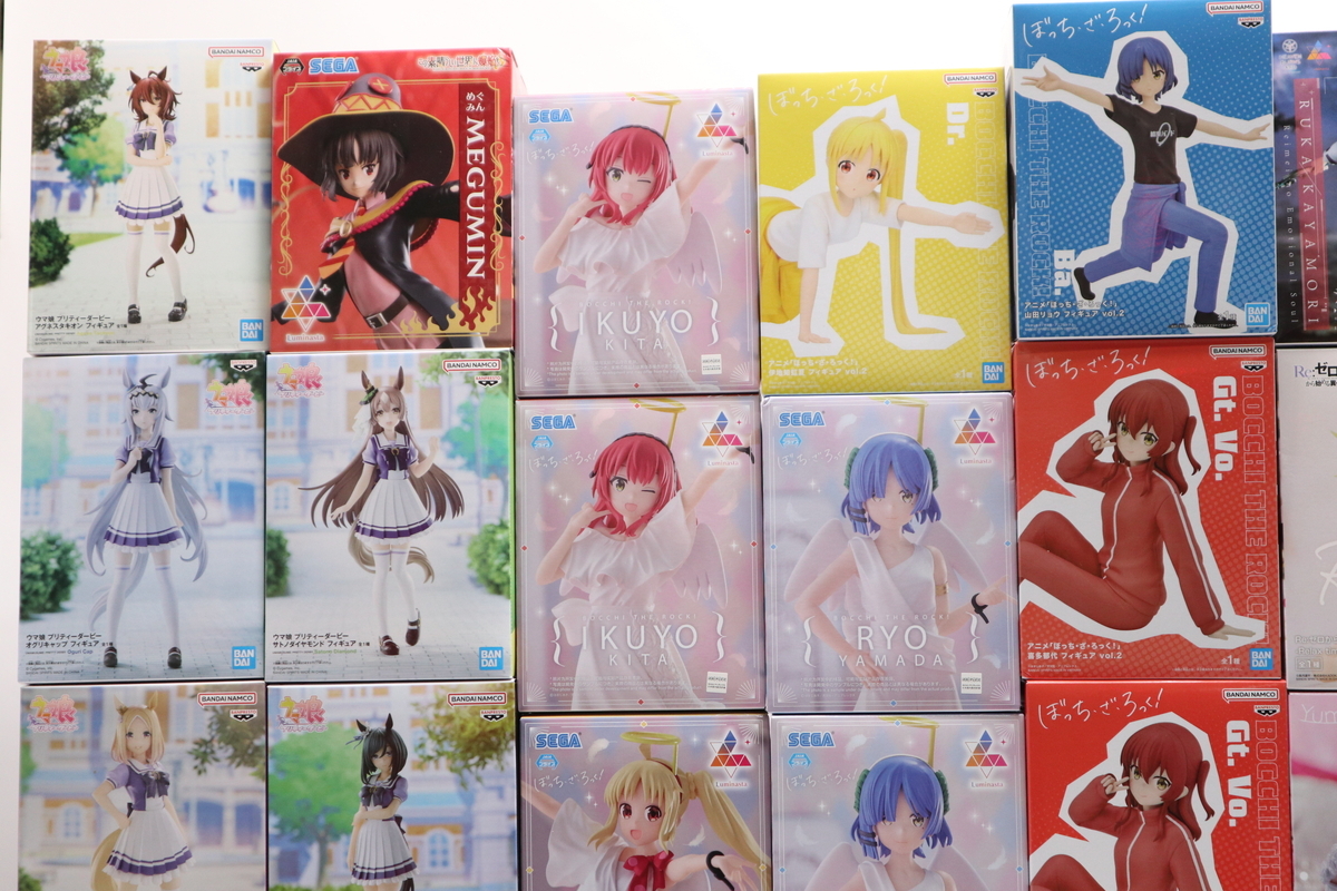 054-m237 【未開封】 リコリス・リコイル リゼロ ぼっち・ざ・ろっく ウマ娘 このすば ホロライブ 他プライズフィギュアまとめ36個セット_画像2