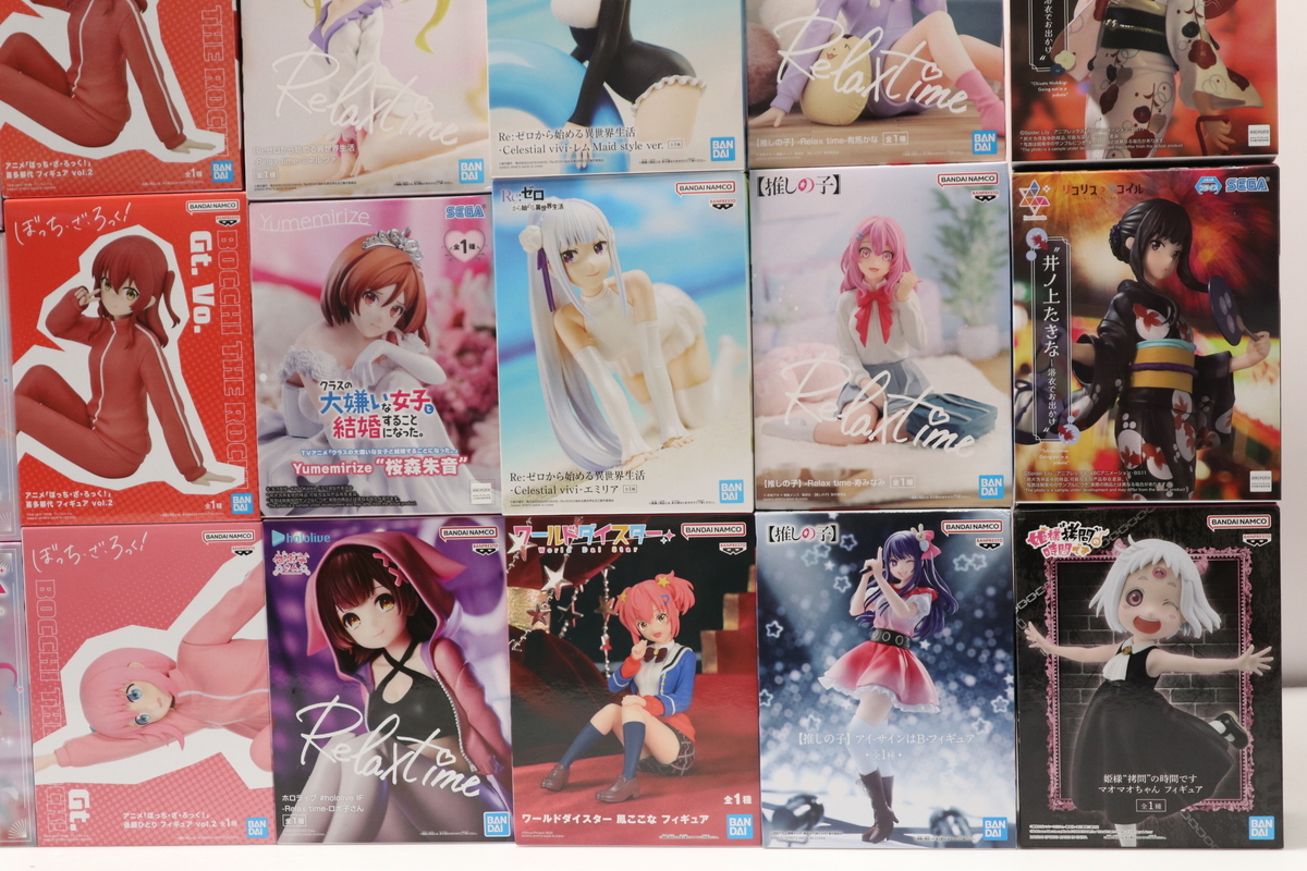 054-m237 【未開封】 リコリス・リコイル リゼロ ぼっち・ざ・ろっく ウマ娘 このすば ホロライブ 他プライズフィギュアまとめ36個セット_画像5