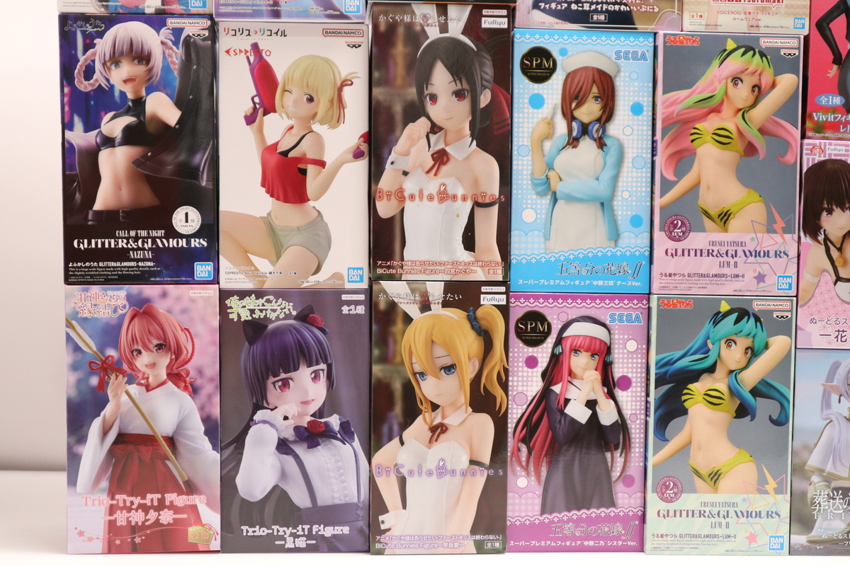 054-m239 【未開封】 アイドルマスター ノゲノラ ぷにる 五等分の花嫁 俺妹 よふかしのうた 他プライズフィギュアまとめ35個セット_画像4