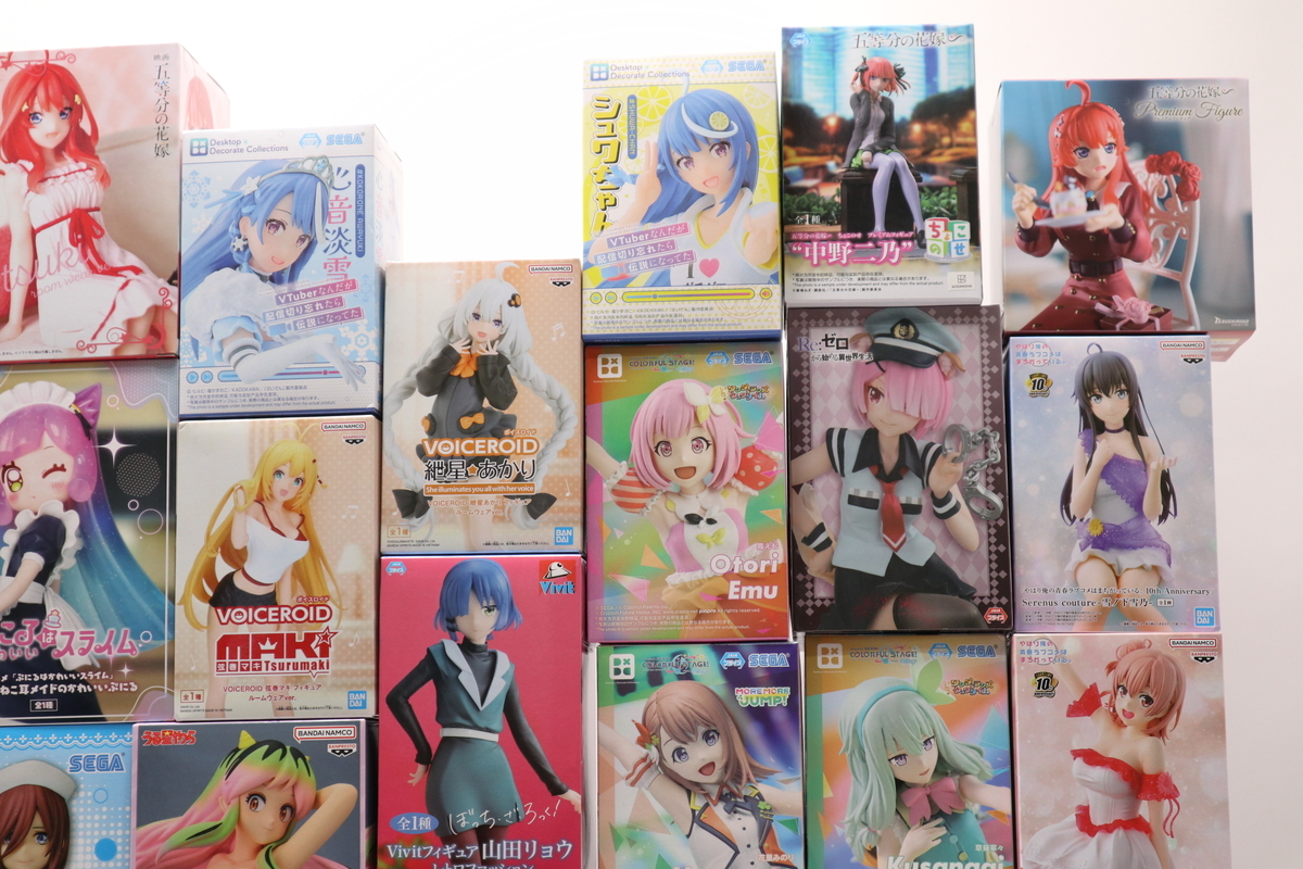 054-m239 【未開封】 アイドルマスター ノゲノラ ぷにる 五等分の花嫁 俺妹 よふかしのうた 他プライズフィギュアまとめ35個セット_画像3