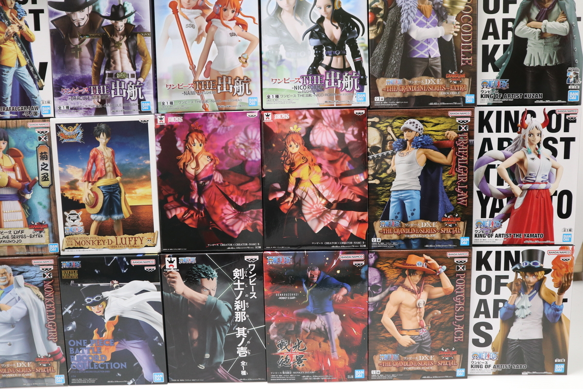 052-m245 【未開封】 サンジ サボ ナミ ロビン ルフィ ガープ ゾロ エース ヤマト クザン チョッパー 他プライズフィギュア36個セット_画像5