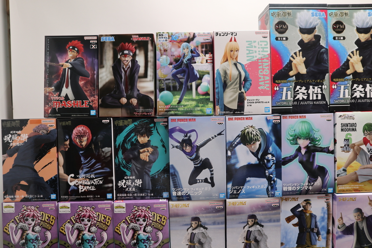 056-m250 【未開封】 僕のヒーローアカデミア 東京リベンジャーズ 地獄楽 ワンパンマン 呪術廻戦 他プライズフィギュアまとめ51個セット_画像2