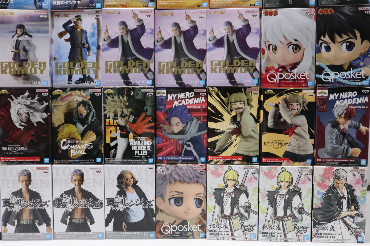 056-m250 【未開封】 僕のヒーローアカデミア 東京リベンジャーズ 地獄楽 ワンパンマン 呪術廻戦 他プライズフィギュアまとめ51個セット_画像5