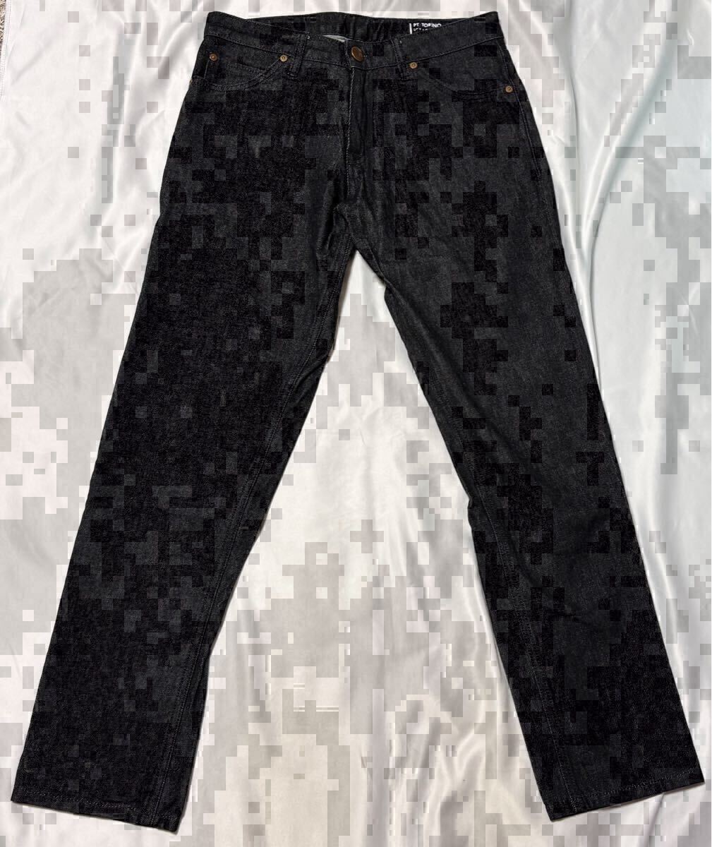 状態良好 PT TORINO ピーティートリノ サイズ 29 S〜M デニムパンツ ブラック系 TOM 1 デニムパンツ ジーンズ TOMORROWLAND 送料無料_画像2