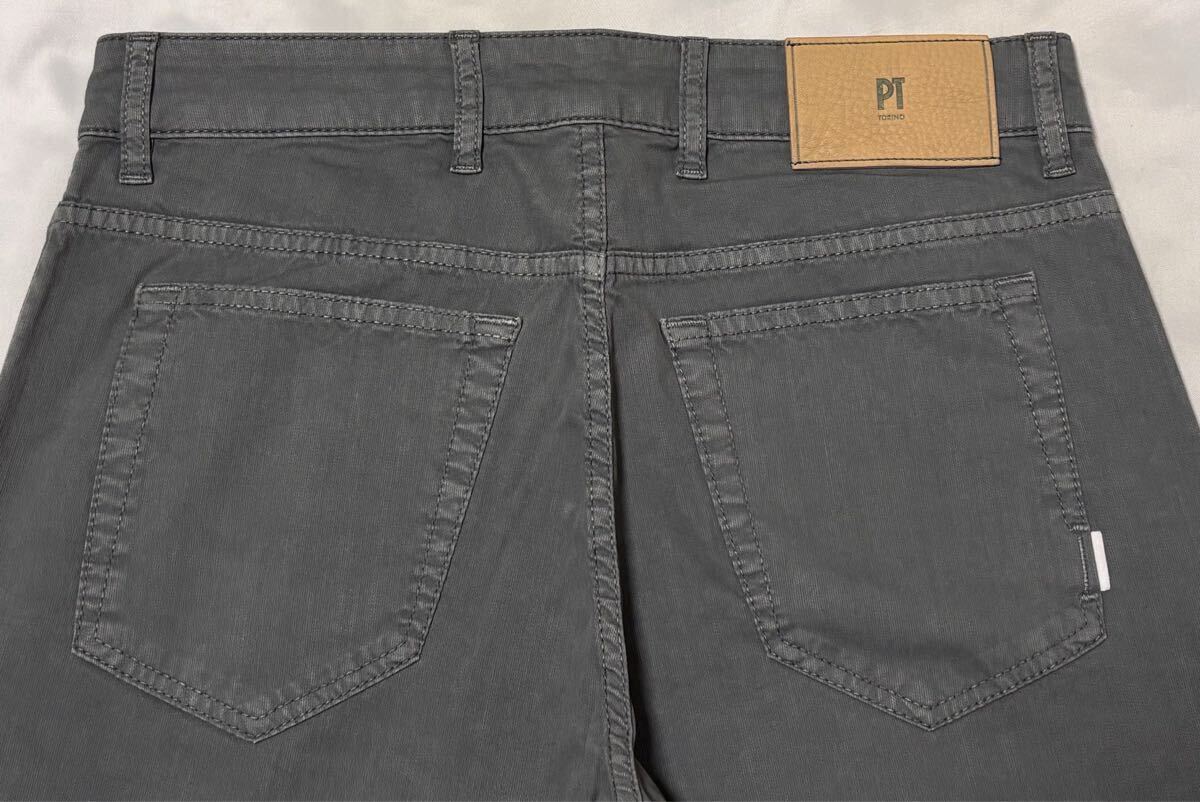 状態良好 PT TORINO ピーティートリノ サイズ 29 コットン パンツ グレー系 GRUNGE S〜M カラーパンツ トラウザーズ スラックス 送料無料_画像9