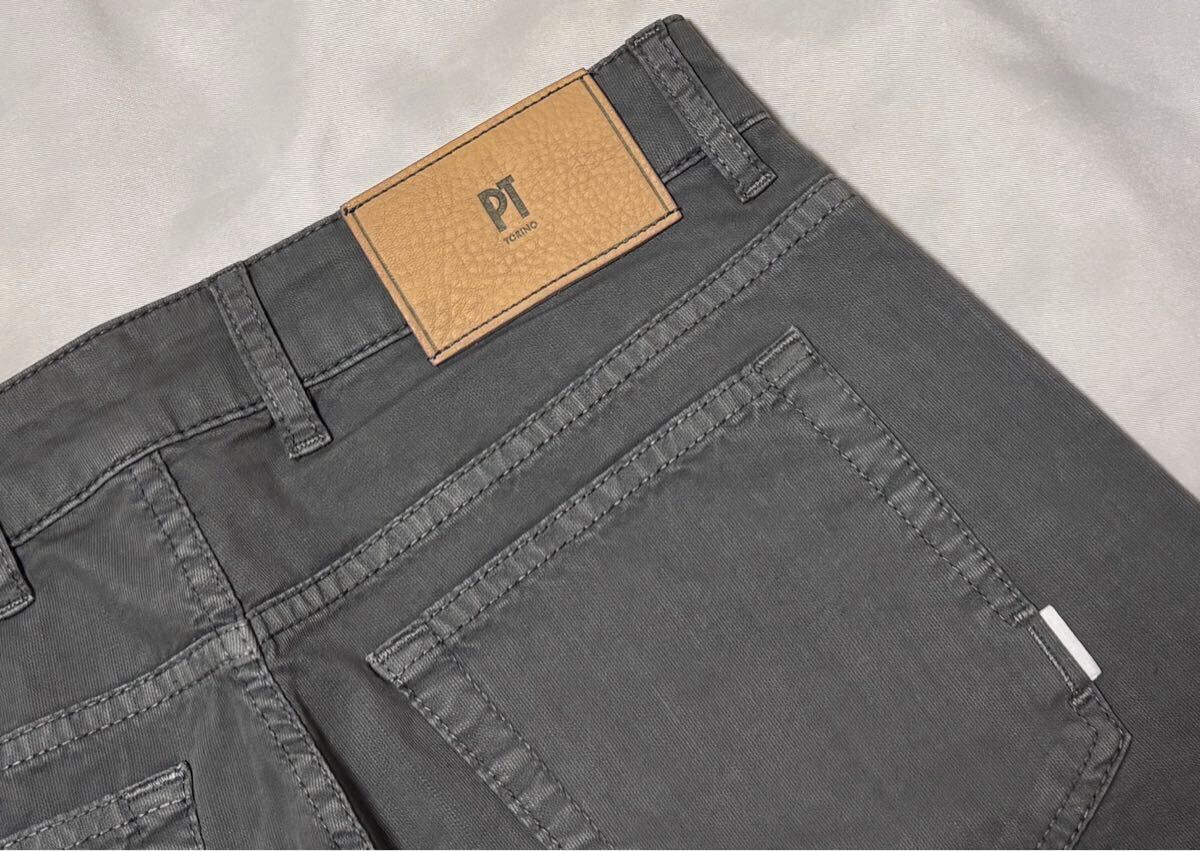 状態良好 PT TORINO ピーティートリノ サイズ 29 コットン パンツ グレー系 GRUNGE S〜M カラーパンツ トラウザーズ スラックス 送料無料_画像10