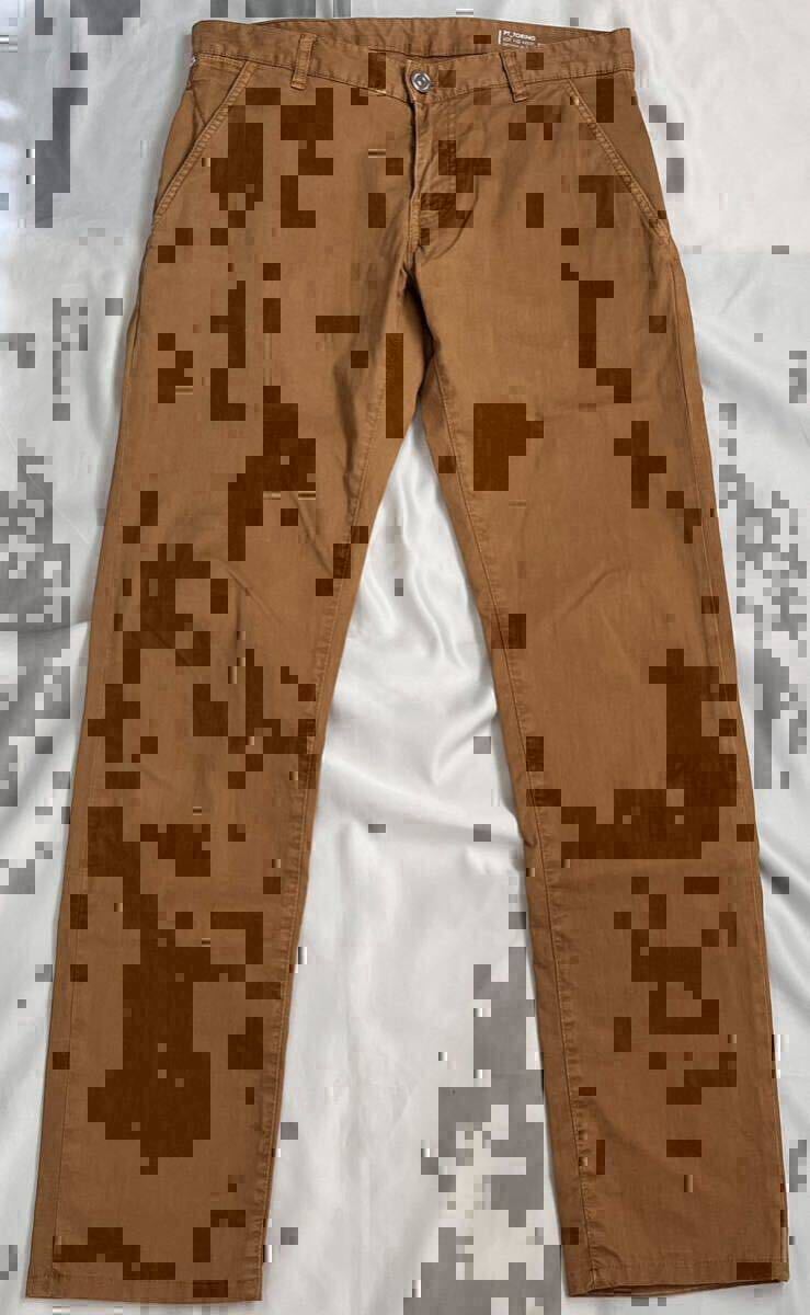 状態良好 PT TORINO ピーティートリノ サイズ 29 S〜M コットンGRUNGE FIT パンツ ブラウン系 スラックス カラーパンツ トラウザーズ_画像2