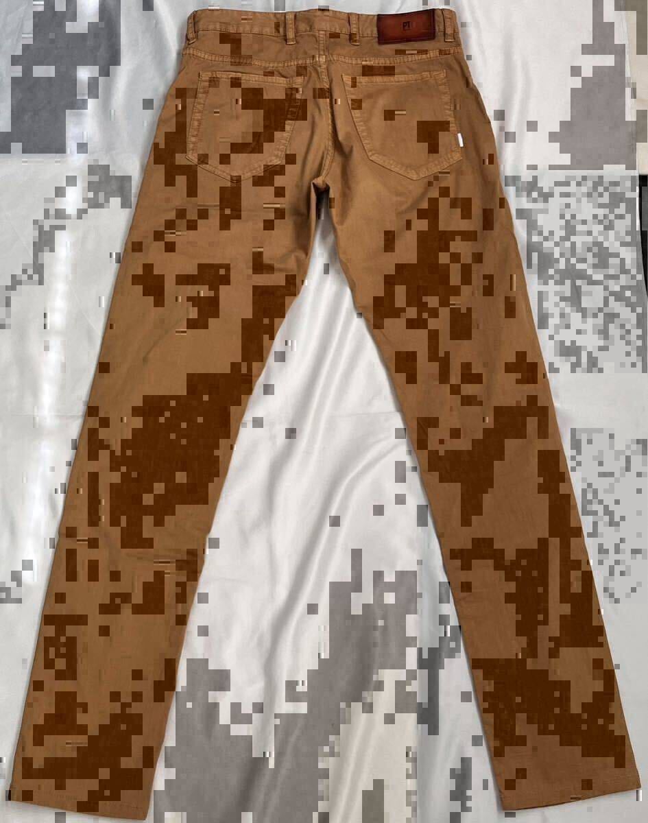 状態良好 PT TORINO ピーティートリノ サイズ 29 S〜M コットンGRUNGE FIT パンツ ブラウン系 スラックス カラーパンツ トラウザーズ_画像8