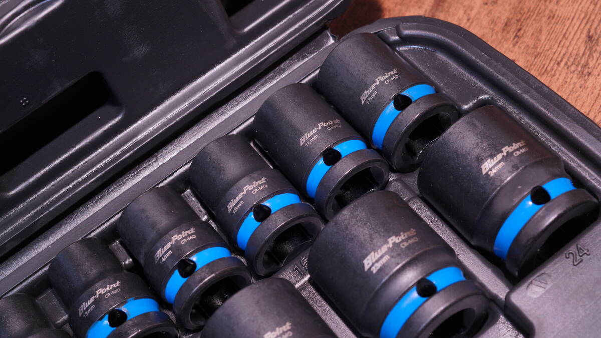 ★☆新製品　ブルーポイント スナップオン　1/2インパクトソケットセット 10mm～24mm☆★_画像5