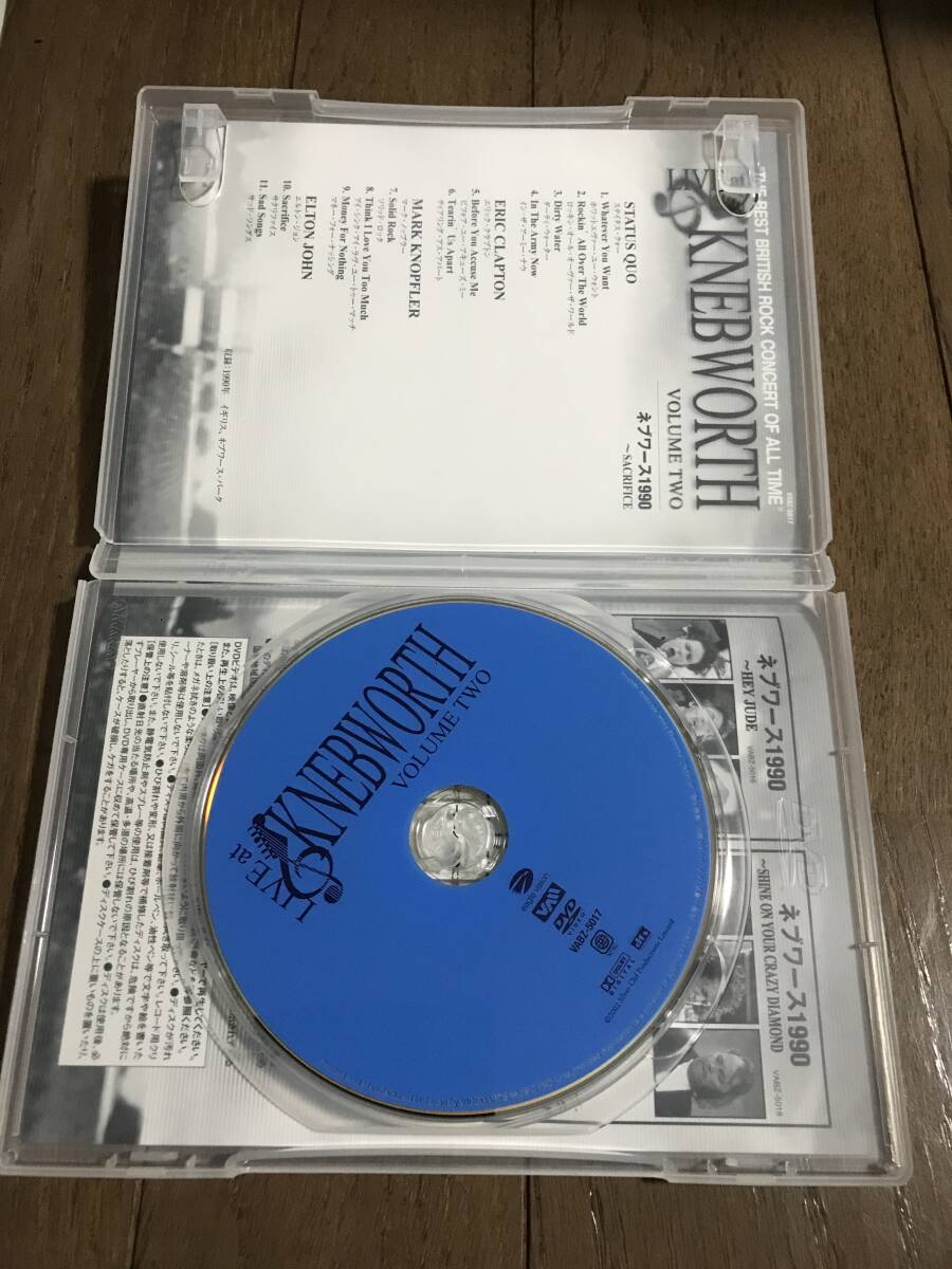 希少! knebworth 1990☆ネブワース #2☆DVD☆国内盤☆人気！貴重！レア！ジャンク！_画像3