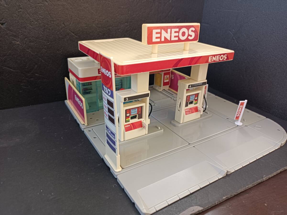 トミカタウン エネオスガソリンスタンドジャンク品_画像1