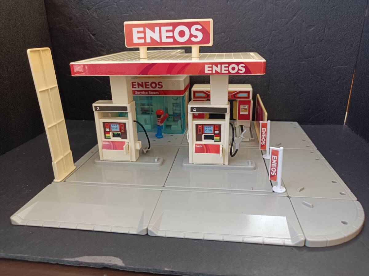 トミカタウン エネオスガソリンスタンドジャンク品_画像2