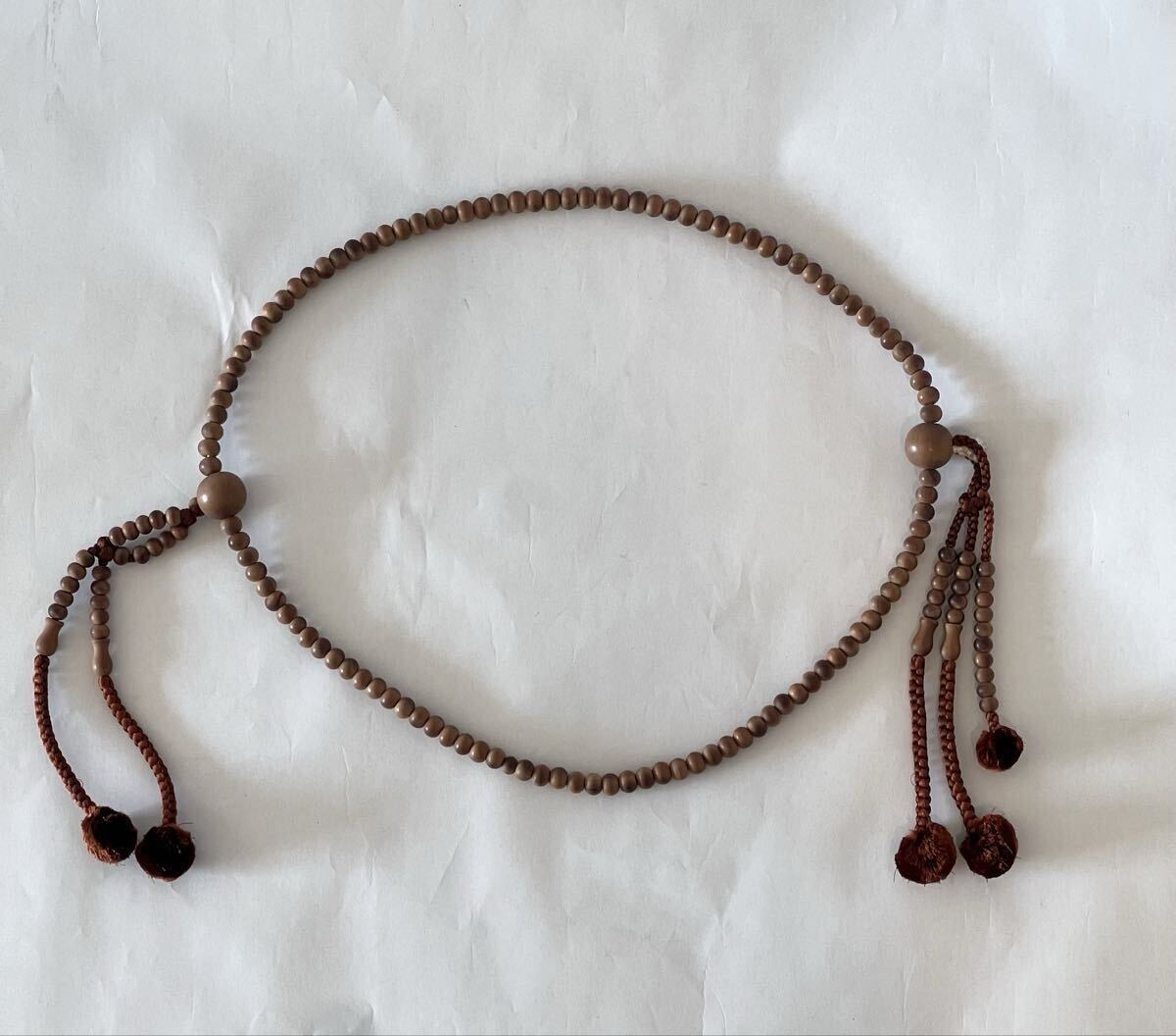 【未使用】念珠 数珠 白丹 白檀 日蓮宗 仏具 法具_画像3