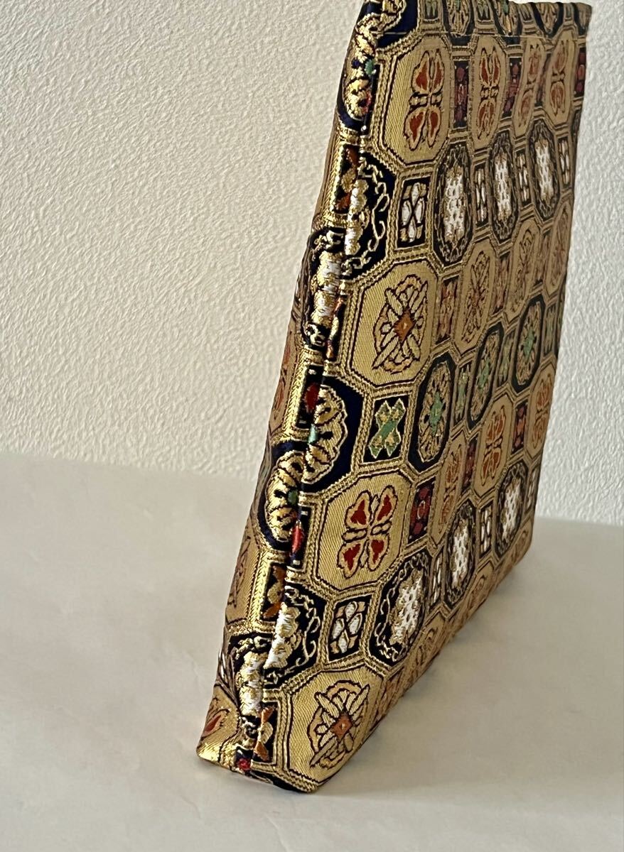 【未使用】経本入れ 小物入れ 亀甲 花菱 仏具 法要_画像5