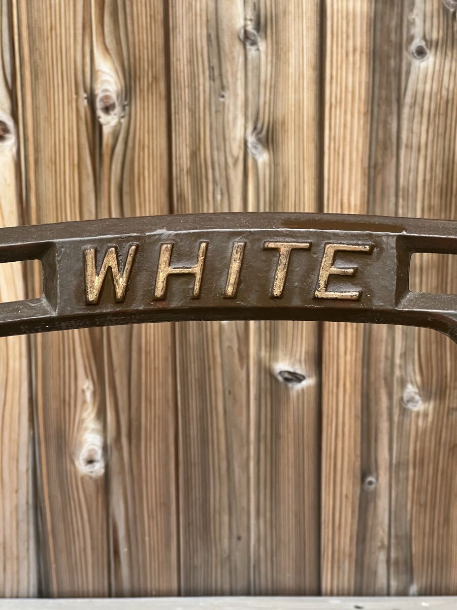 WHITE ホワイト ミシン脚 足踏みミシン 鉄脚 網脚 ビンテージ アンティーク レトロ インテリア ミシン台_画像6
