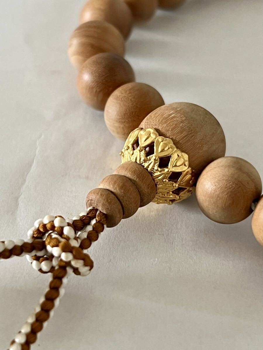 【未使用】念珠 栴檀 片手念珠 単念珠 仏具_画像3