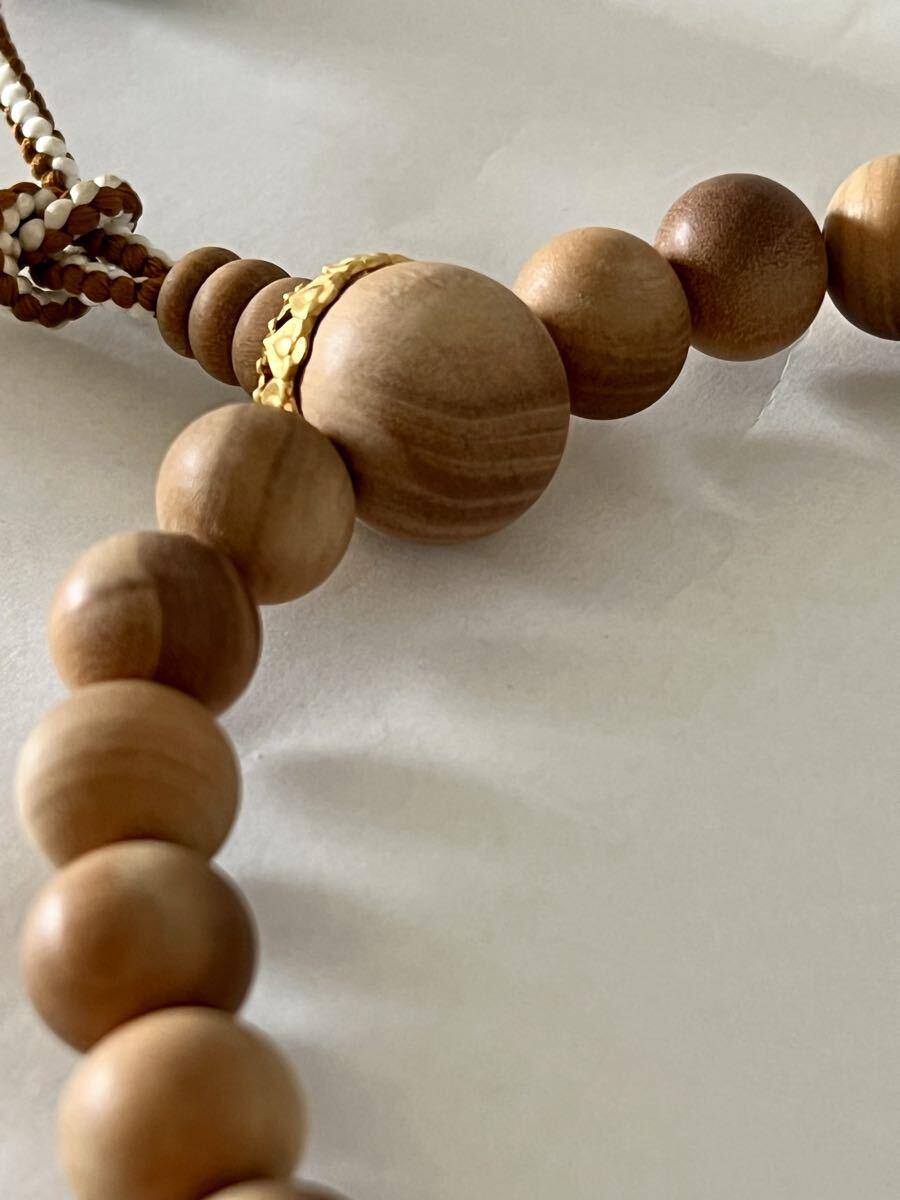 【未使用】念珠 栴檀 片手念珠 単念珠 仏具_画像5