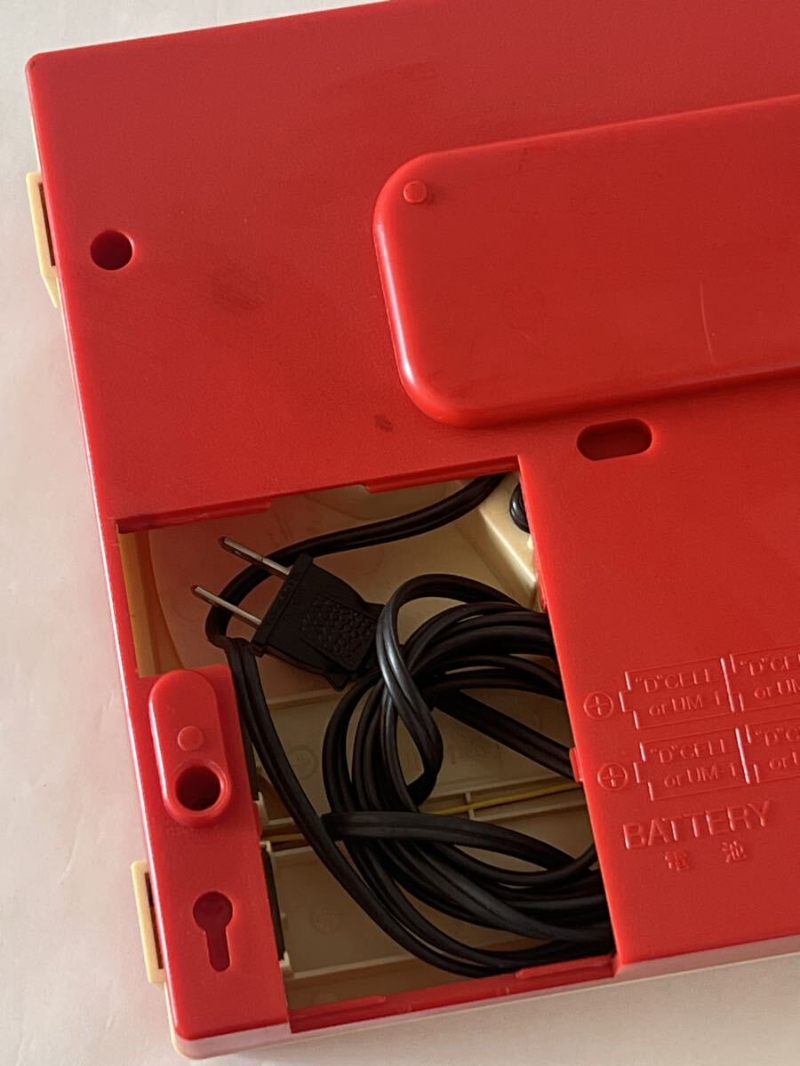 HITACHI 日立 ポータブルレコードプレーヤー MQ-25 ポータブルプレーヤー アンティーク 昭和レトロ 動作確認済_画像9