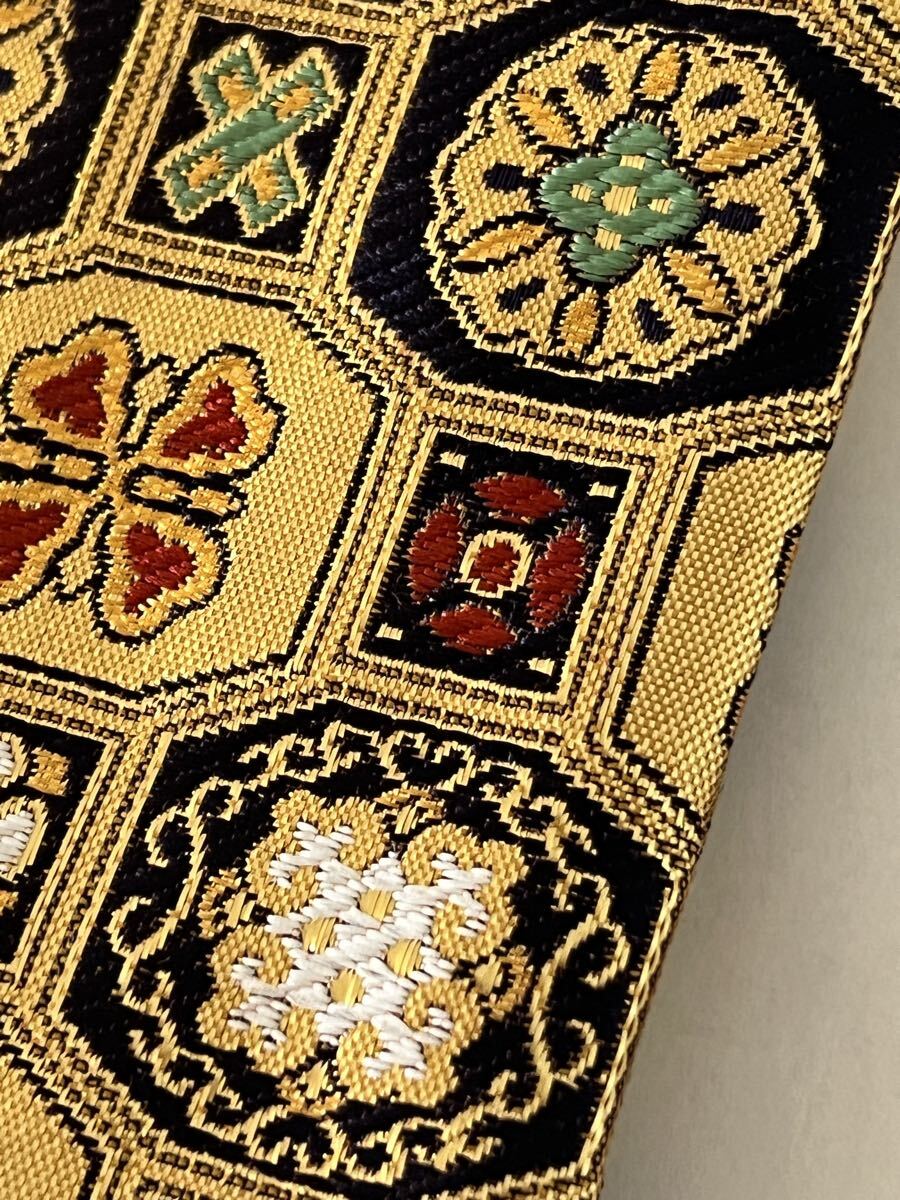 【未使用】経本入れ 小物入れ 亀甲 花菱 仏具 法要_画像4