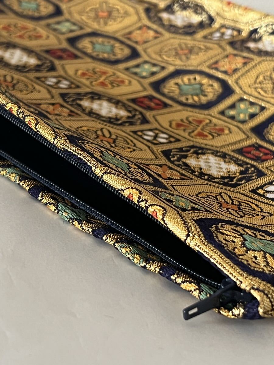 【未使用】経本入れ 小物入れ 亀甲 花菱 仏具 法要_画像6