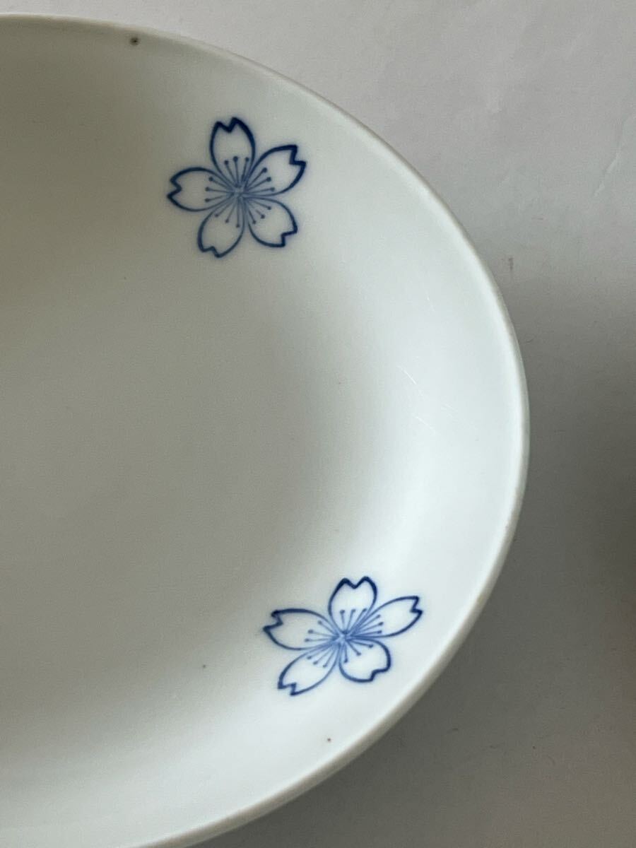 深川製磁 戦争 大日本帝國海軍桜 桜花 皿 ミリタリー 軍隊皿 印判 旧日本軍 軍隊食器_画像3