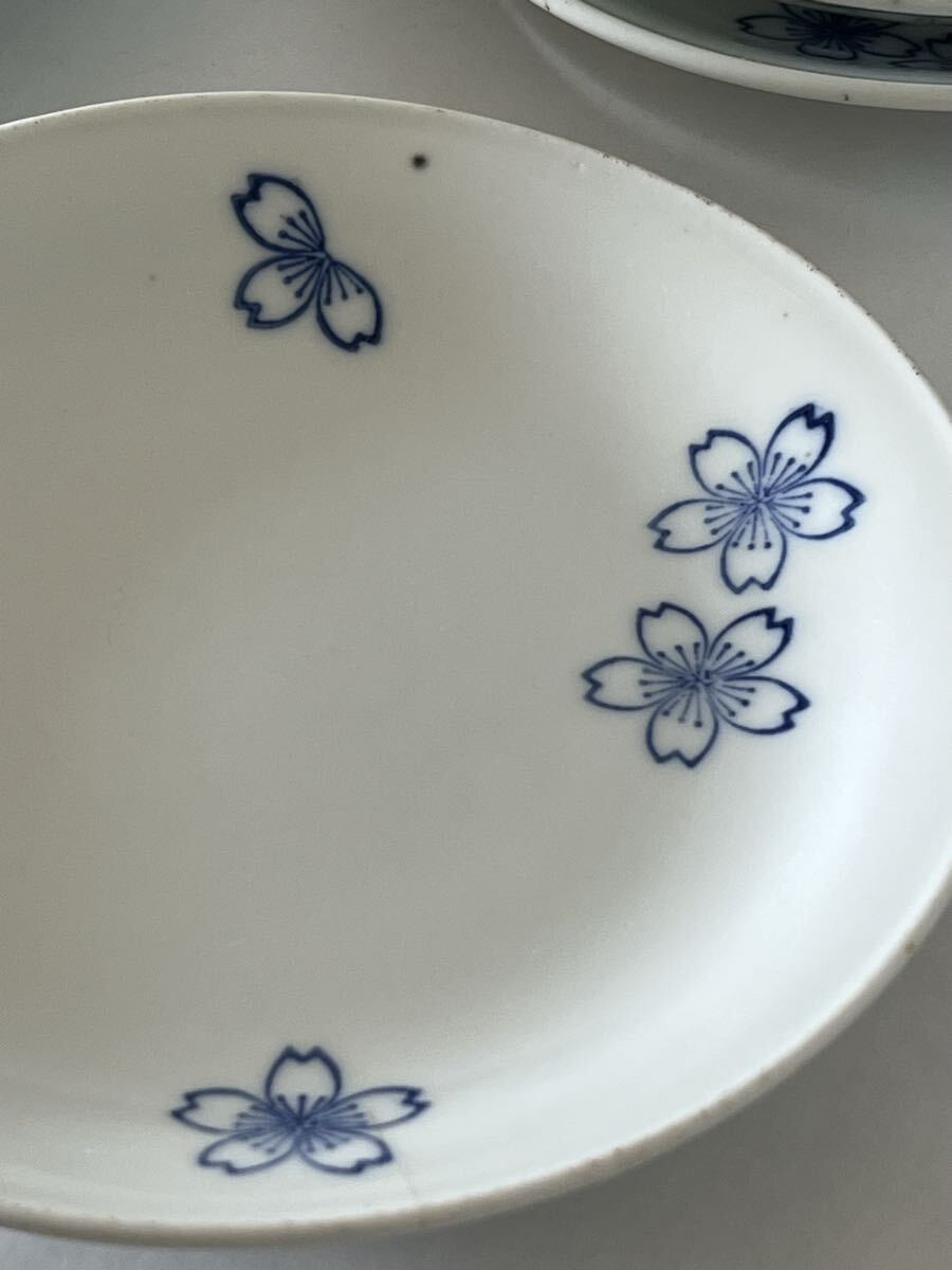 深川製磁 戦争 大日本帝國海軍桜 桜花 皿 ミリタリー 軍隊皿 印判 旧日本軍 軍隊食器_画像4