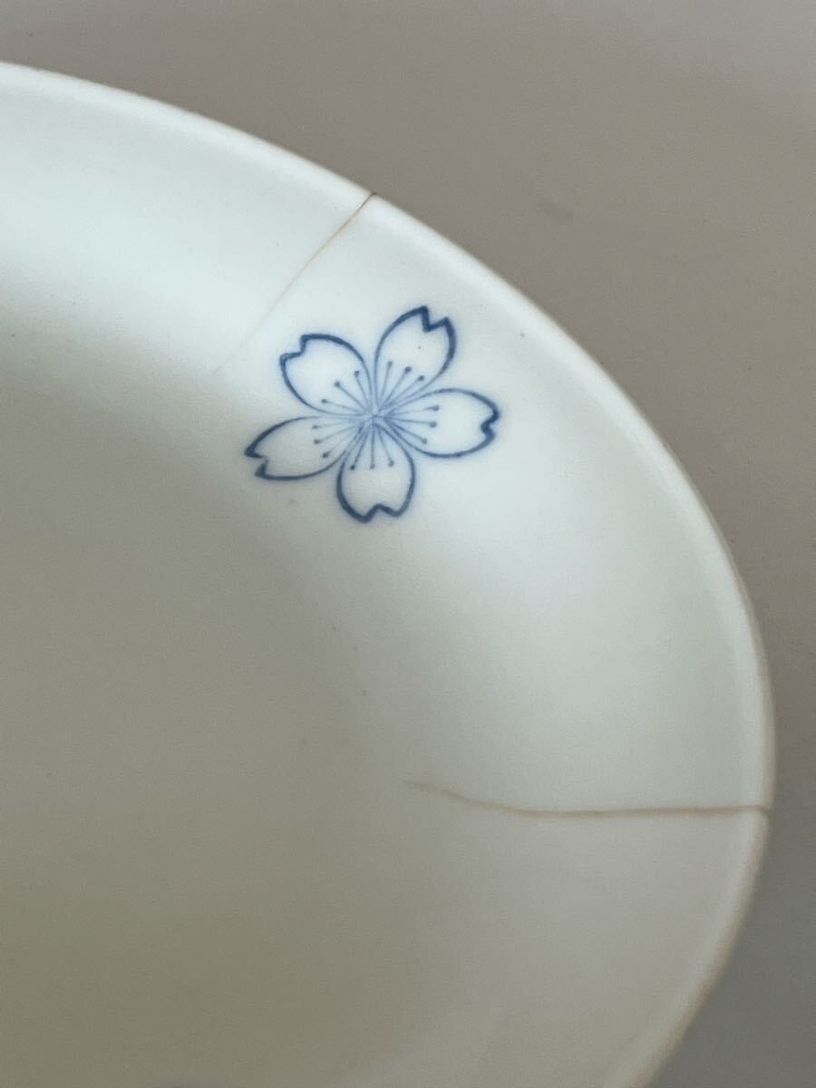 深川製磁 戦争 大日本帝國海軍桜 桜花 皿 ミリタリー 軍隊皿 印判 旧日本軍 軍隊食器_画像5