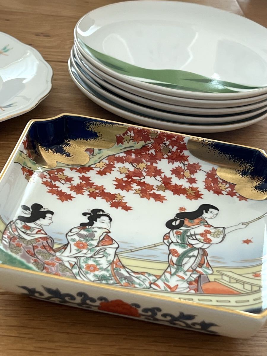 深川製磁 花瓶 皿 カップ&ソーサー 茶器 酒器 まとめて 有田焼 和食器 食器 湯呑_画像6