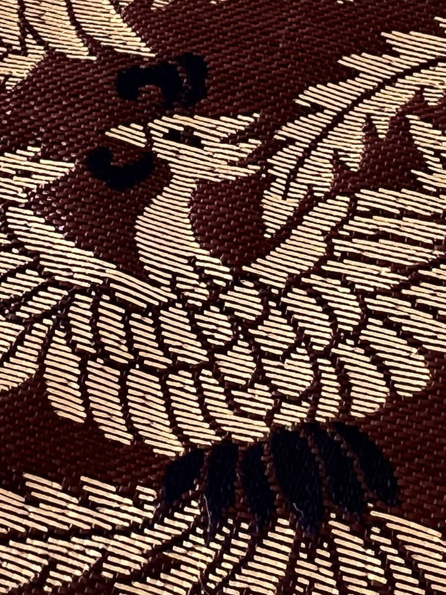 【未使用】念珠袋 数珠袋 朱印帳入 日蓮宗 南無妙法蓮華経 法華念珠_画像8