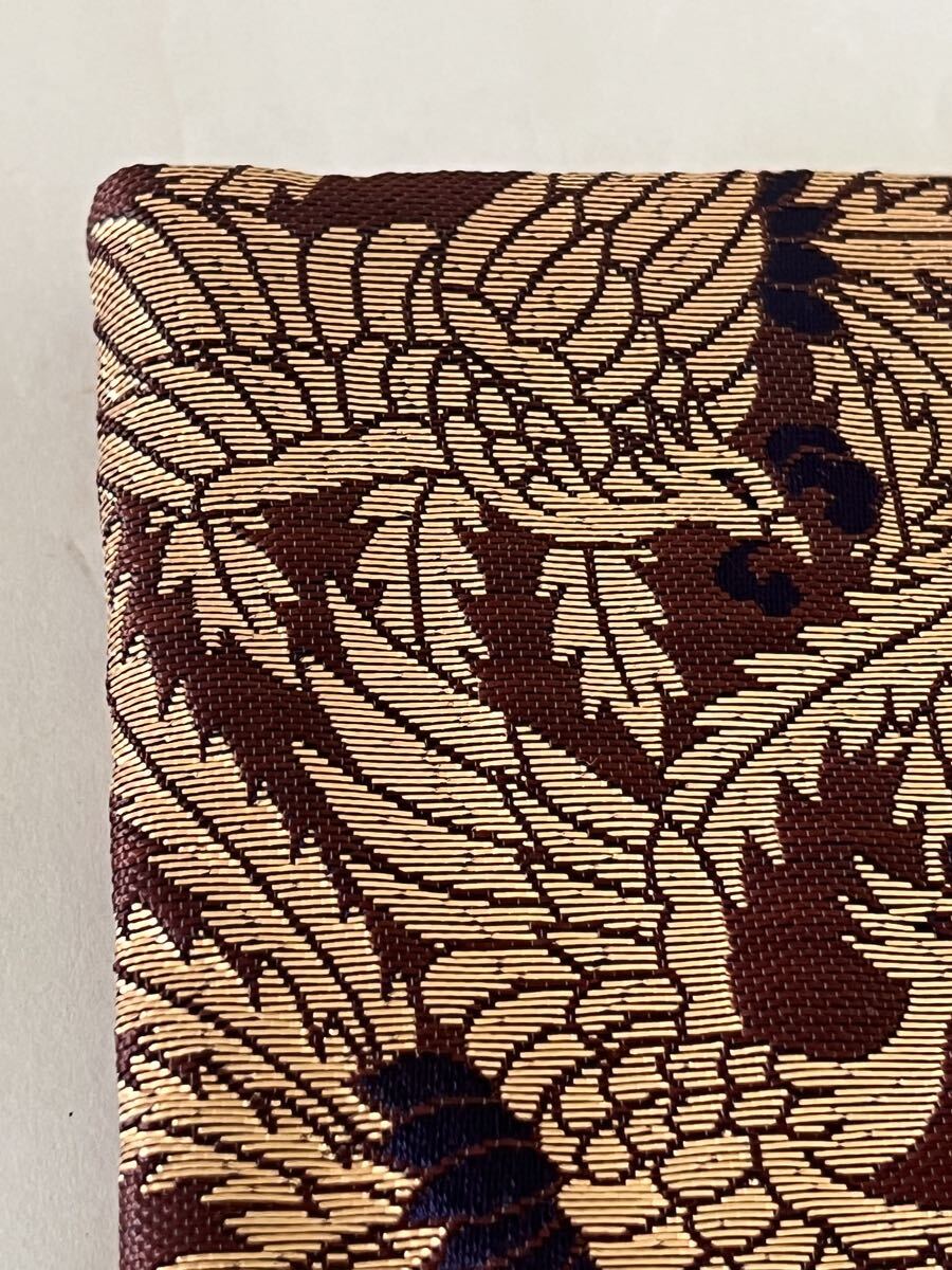 【未使用】念珠袋 数珠袋 朱印帳入 日蓮宗 南無妙法蓮華経 法華念珠_画像9