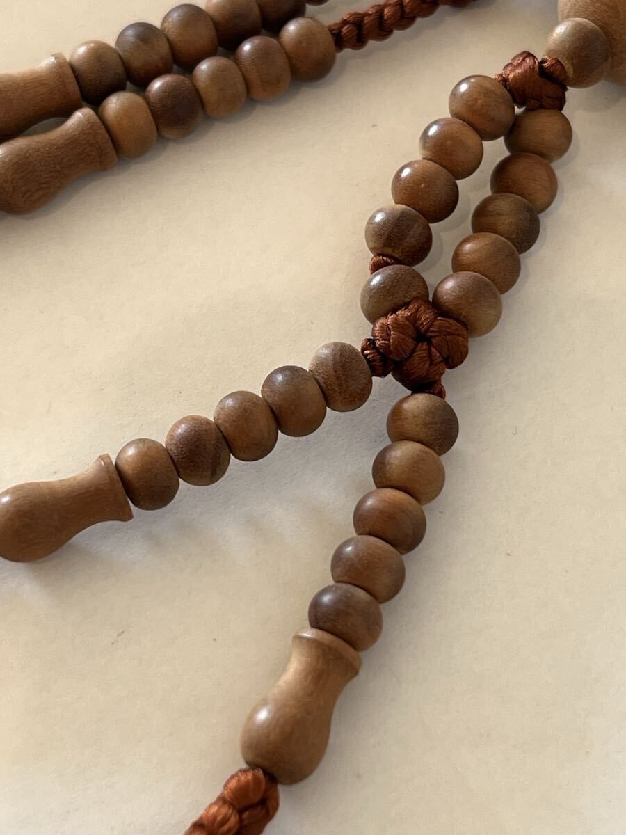 【未使用】念珠 数珠 白丹 白檀 日蓮宗 仏具 法具_画像7