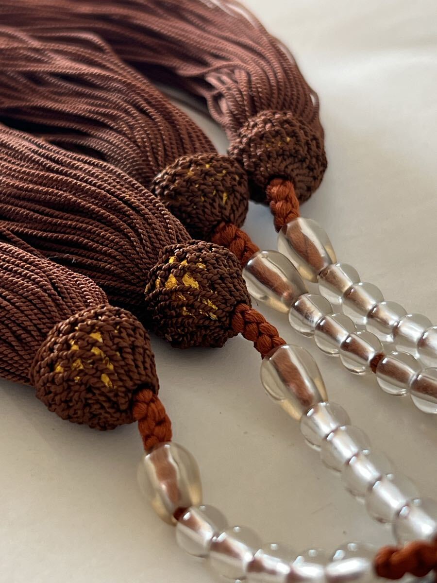 【未使用】 数珠 念珠 鉄刀木 タガヤサン 男性用 仏具_画像9