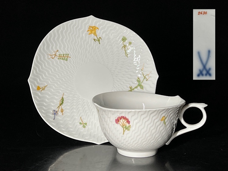 [.] Meissen Meissen.. способ cup & блюдце 