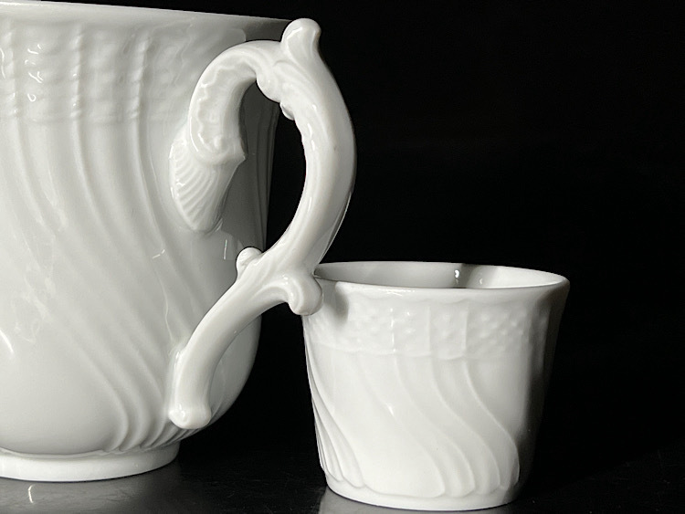 【瑞】リチャードジノリ　ベッキオホワイト　マグカップ　＋　シュガーポット　＋　カップ_画像8