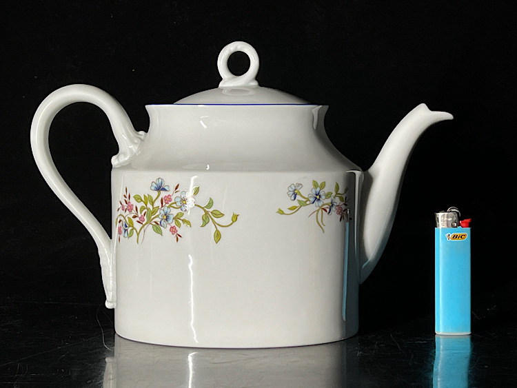 【瑞】リチャードジノリ　花柄　ティーポット_画像3