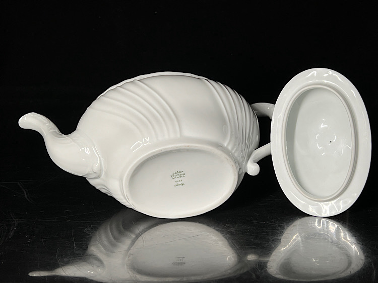 【瑞】リチャードジノリ　ベッキオホワイト　ティーポット_画像7