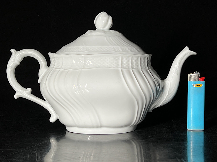 【瑞】リチャードジノリ　ベッキオホワイト　ティーポット_画像3