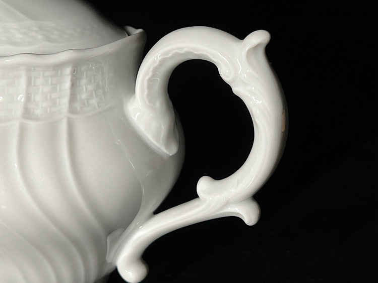 【瑞】リチャードジノリ　ベッキオホワイト　ティーポット_画像10