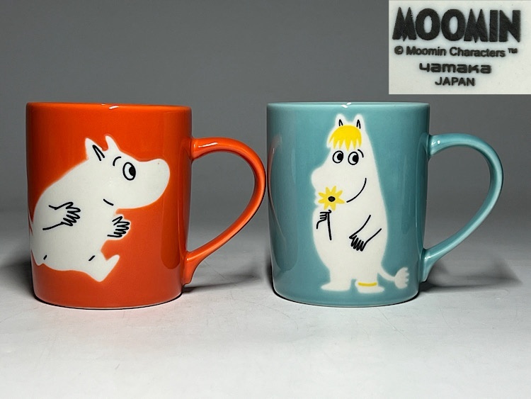【瑞】ムーミン　Yamaka　ペア　マグカップ_画像1