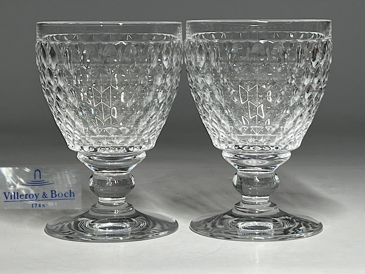 【瑞】ビレロイ＆ボッホ　ペアワイングラス_画像1