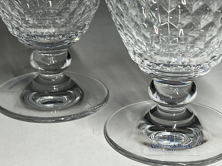 【瑞】ビレロイ＆ボッホ　ペアワイングラス_画像10