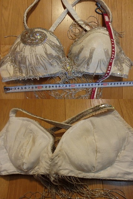 Bella ベラ ベリーダンス ブラベルト ネックレス 手首飾り ホワイト&シルバー_画像10