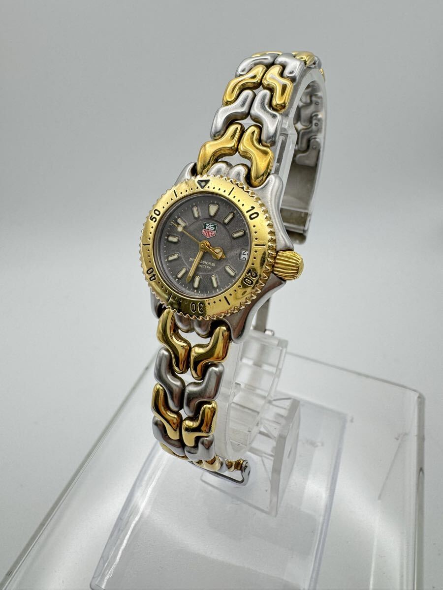 【美品】TAG HEUER タグホイヤー プロフェッショナル200M WG1420-0 レディース腕時計 ツートーン 稼働品 デイト クォーツ_画像2